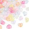 Transparent Crackle Acrylic Beads MACR-K361-34-1