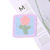 Flower Shape Towel Embroidery Style Cotton Iron on/Sew on Patches PW-WG435E5-03-1