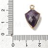 Natural Amethyst Pendants G-K422-01G-11-3
