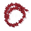 Synthetic Coral Dyed Carved Beads Strands CORA-K009-06B-04-2