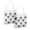 Rectangle Transparent Printed PVC Plastic Gift Tote Bags ABAG-TADJ0002-002G-1