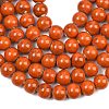 Handmade Fancy Antique Glazed Porcelain Ceramic Round Beads Strands PORC-L019-13mm-03-2