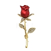 Rose Alloy Enamel Brooches PW-WG7E3FB-01-3