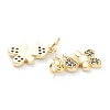 Brass Micro Pave Cubic Zirconia Pendants LS-ZIRC-J041-16F-2
