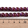 Baking Paint Glass Beads Strands DGLA-N008-8mm-04-5