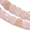 Natural Pink Aventurine Beads Strands G-H078-C09-01-4