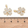 SHEGRACE Brass Clear Cubic Zirconia Pendants XGRQ3K444-564G-3