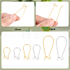 480Pcs 6 Style Iron Hoop Earring Findings IFIN-CA0001-59-4