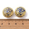 Rack Plating Brass Enamel Beads KK-P276-24B-G03-3