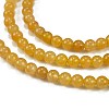Natural Topaz Jade Beads Strands G-M438-A06-01-3