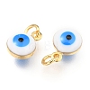 Brass Enamel Beads LS-X-KK-B024-02G-I-2