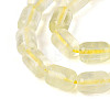 Natural Lemon Quartz(Heated) Beads Strands G-G980-52B-4