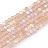 Transparent Glass Beads Strands EGLA-A044-T1mm-MB20-1