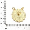 Brass Enamel Pendants KK-A293-22G-3