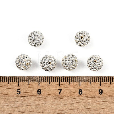 Czech Glass Rhinestones Beads LS-RB-E482-8mm-001-1