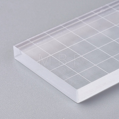 Acrylic Stamping Blocks Tools OACR-WH0003-24-1