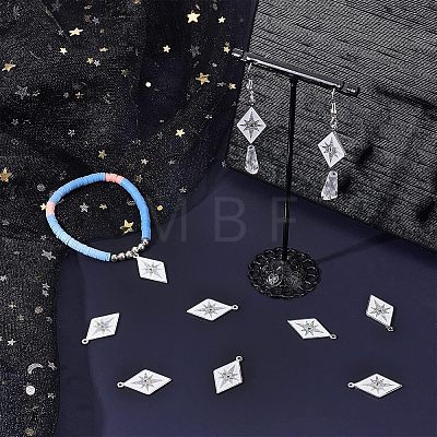  10Pcs 304 Stainless Steel Pendants STAS-NB0001-28-1