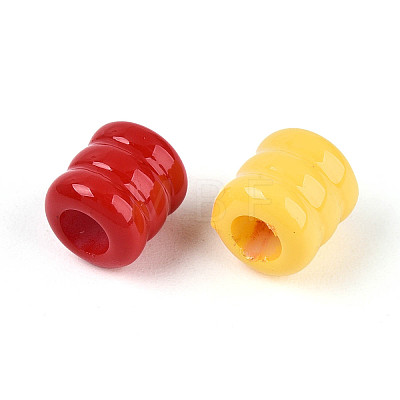 Opaque Acrylic Beads OACR-N139-06-1