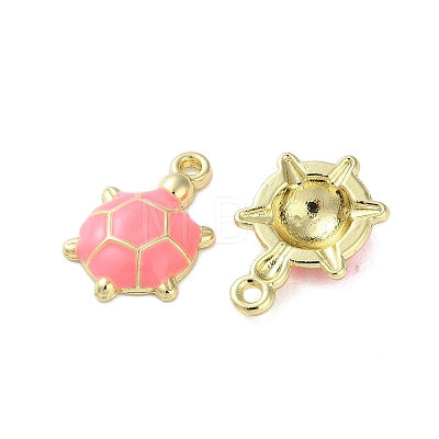 Alloy Enamel Pendants FIND-O003-08A-G-1