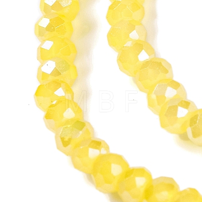 Baking Electroplate Glass Beads Strands DGLA-A039-J2MM-B23-1