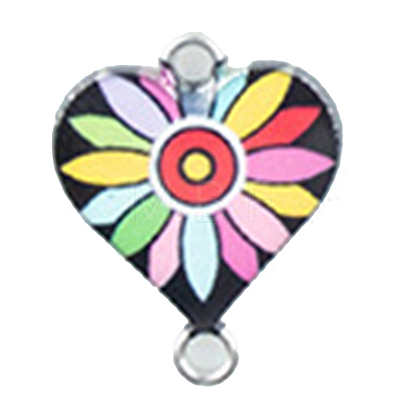 Alloy Enamel Connector Charms LS-ENAM-CJC0001-08P-O-1