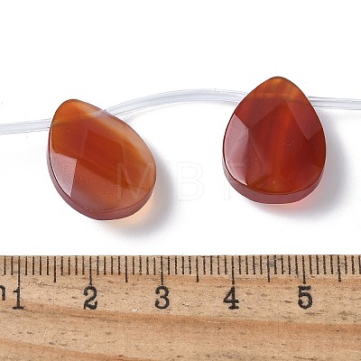 Natural Red Agate(Dyed & Heated) Beads Strands G-A259-A01-01-1