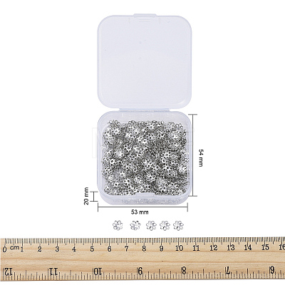 Multi-Petal Iron Bead Caps IFIN-YW0001-12P-1