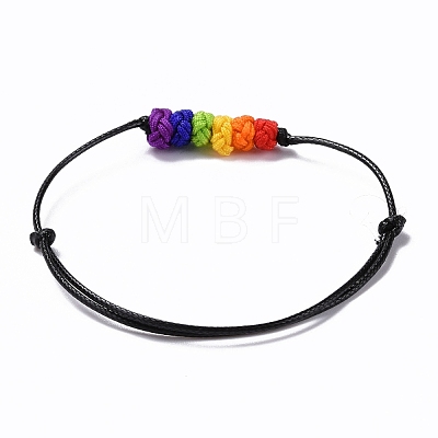 Rainbow Pride Bracelet BJEW-F419-01-1