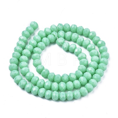 Opaque Solid Color Glass Beads Strands LS-EGLA-A034-P2mm-D14-1