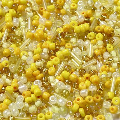 Opaque & Transparent Inside Colours Glass Seed Beads SEED-F004-02D-1