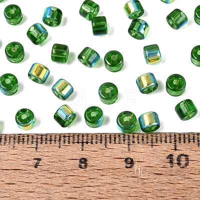 FGB Transparent Colours Glass Seed Beads SEED-Q040-07A-B07-1