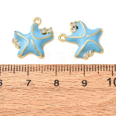 Alloy Enamel Pendants RB-CBAC8D9-03G-02-1