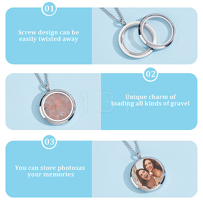DIY Pendant Necklaces Making Kits DIY-BBC0003-06-1