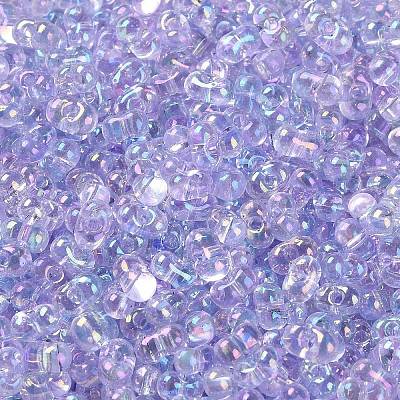 AB Color Plated Glass Seed Beads SEED-L011-06B-13-1