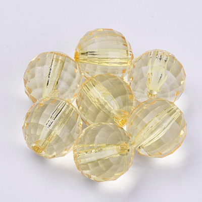 Transparent Acrylic Beads TACR-Q254-12mm-V-1