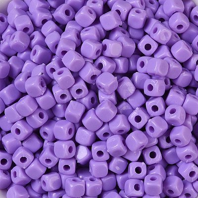 Opaque Acrylic Beads OACR-B025-06F-1