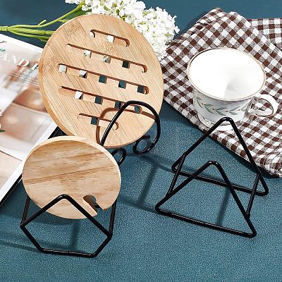 Fingerinspire 3Pcs 3 Style Iron Storage Rack/Display ODIS-FG0001-37-1