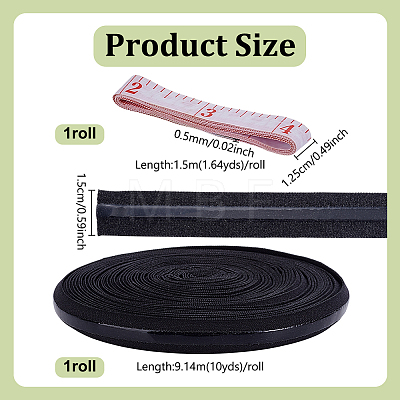1 Roll Flat Polypropylene Non-Slip Elastic Cord OCOR-NB0002-57B-1