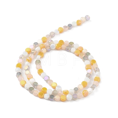 Electroplate Glass Beads EGLA-P056-01C-1