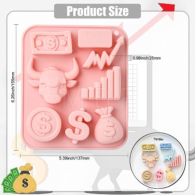 Stock Market Themed Silicone Molds ST-CJ0043-055-1