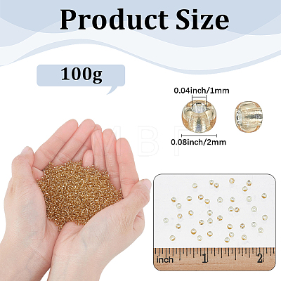 100G Glass Seed Beads SEED-SP0001-11B-1