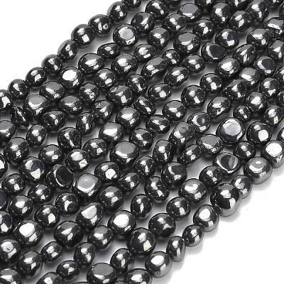 Synthetic Terahertz Stone Beads Strands G-K395-A13-01-1