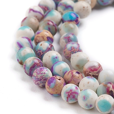 Natural Imperial Jasper Beads Strands X-G-E358-6m-01-1
