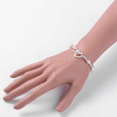 Attractive Natural Gemstone Beaded Bracelets BJEW-JB01853-02-1