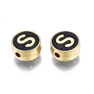 Alloy Enamel Beads ENAM-N052-006-02S-RS-1