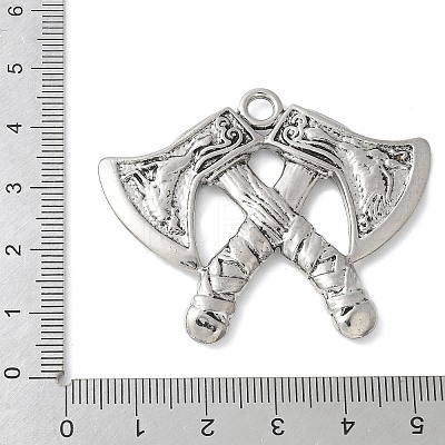 Tibetan Style Alloy Pendants PALLOY-D290-01AS-02-1