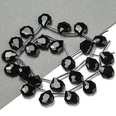 Natural Obsidian Beads Strands G-P544-C02-01-1