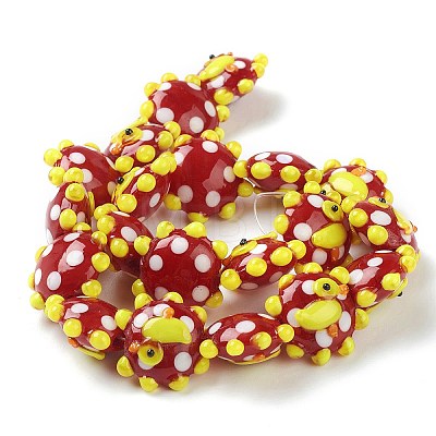 Handmade Lampwork Beads X1-LAMP-J092-01E-1