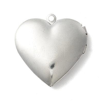 Tarnish Resistant 304 Stainless Steel Diffuser Locket Pendants STAS-K002-06P-1