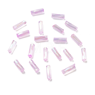 10G Ceylon Glass Twist Bugle Beads X-SEED-L012-01D-1